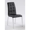 Tenstar Krista 2 Kpl Musta Nahka Tuoli -Huonekalut kauppa 2050003590969