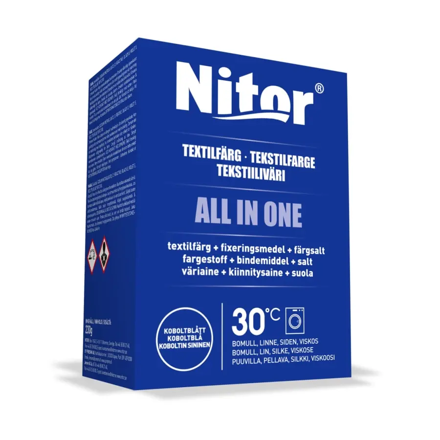 Nitor All In One 230 G Koboltin Sininen Tekstiiliväri 3 Nitor All In One 230 G Koboltin Sininen Tekstiiliväri