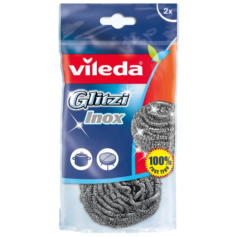 Vileda Glitzi Inox 2 Kpl Teräshankaussieni 3 Vileda Glitzi Inox 2 Kpl Teräshankaussieni