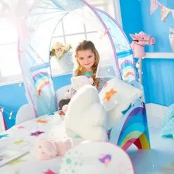 Sateenkaari Ja Yksisarvinen Lastensänky Laatikolla Ja Katoksella -Huonekalut kauppa 5013138669587 5