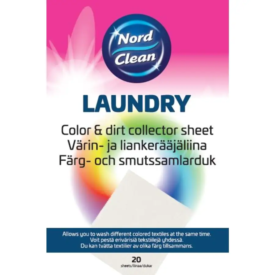Nord Clean 20 Kpl Värin- Ja Liankerääjäliina 3 Nord Clean 20 Kpl Värin- Ja Liankerääjäliina