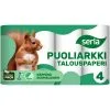 Serla Puoliarkki 4 Rl Talouspaperi -Huonekalut kauppa 6414301057665