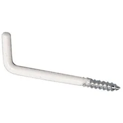 Pisla 510/30 Mm Valkoinen 6 Kpl Kulmakoukku