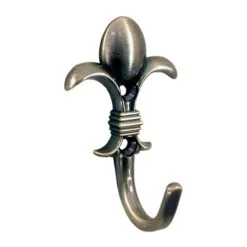 Pisla Garrara 72 Antiikkimessinki Vaatekoukku