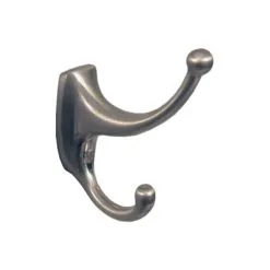 Pisla Poppi Harjattu Teräs 2 Kpl Vaatekoukku