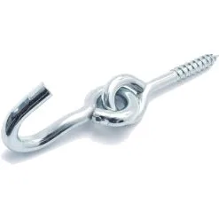 Pisla 10x100 Mm Sinkitty Teräs 2 Kpl Riippumattokoukku