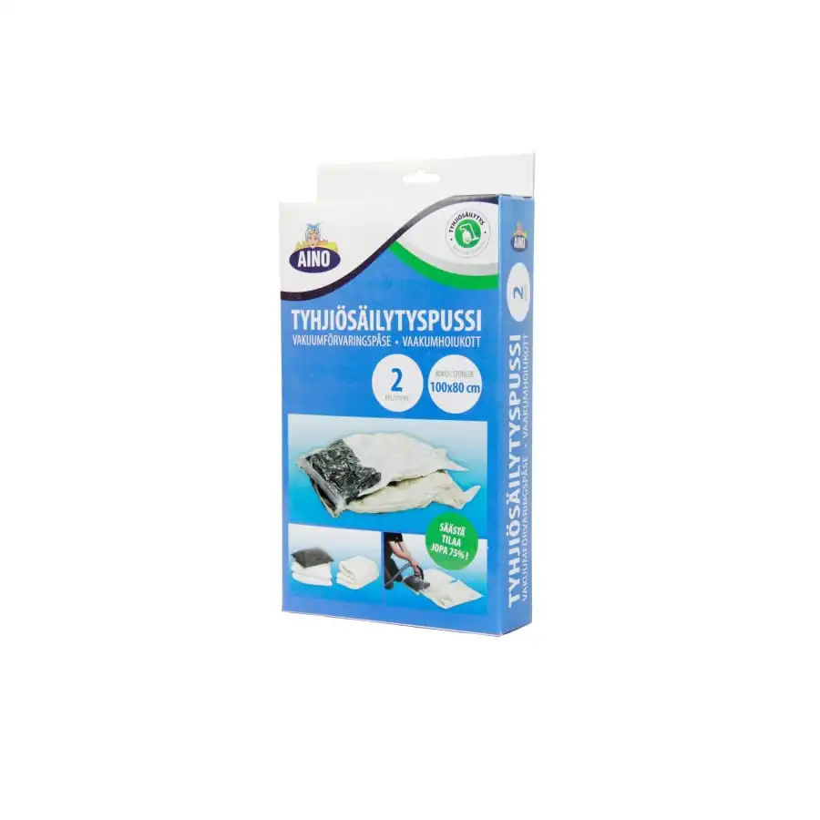 Aino 80 X 100 Cm Tyhjiösäilytyspussi 2 Kpl 3 Aino 80 X 100 Cm Tyhjiösäilytyspussi 2 Kpl