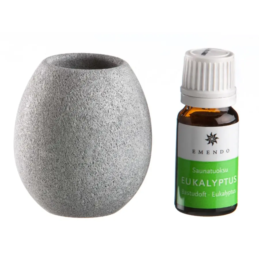 Hukka Eukalyptus Saunakko Vuolukivinen Tuoksukuppi 4 Hukka Eukalyptus Saunakko Vuolukivinen Tuoksukuppi - Image 2