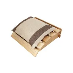 Emendo Ruskea Saunatyyny+päänalunen