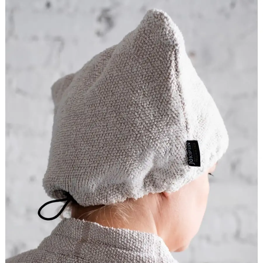 Jokipiin Pellava Villa Beige Saunapäähine 3 Jokipiin Pellava Villa Beige Saunapäähine