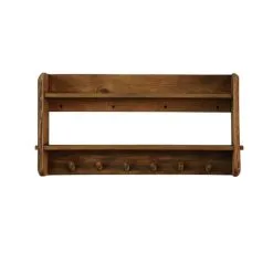 Amanda B Rustic 80cm Naulakko Hyllyllä -Huonekalut kauppa 6420254302844
