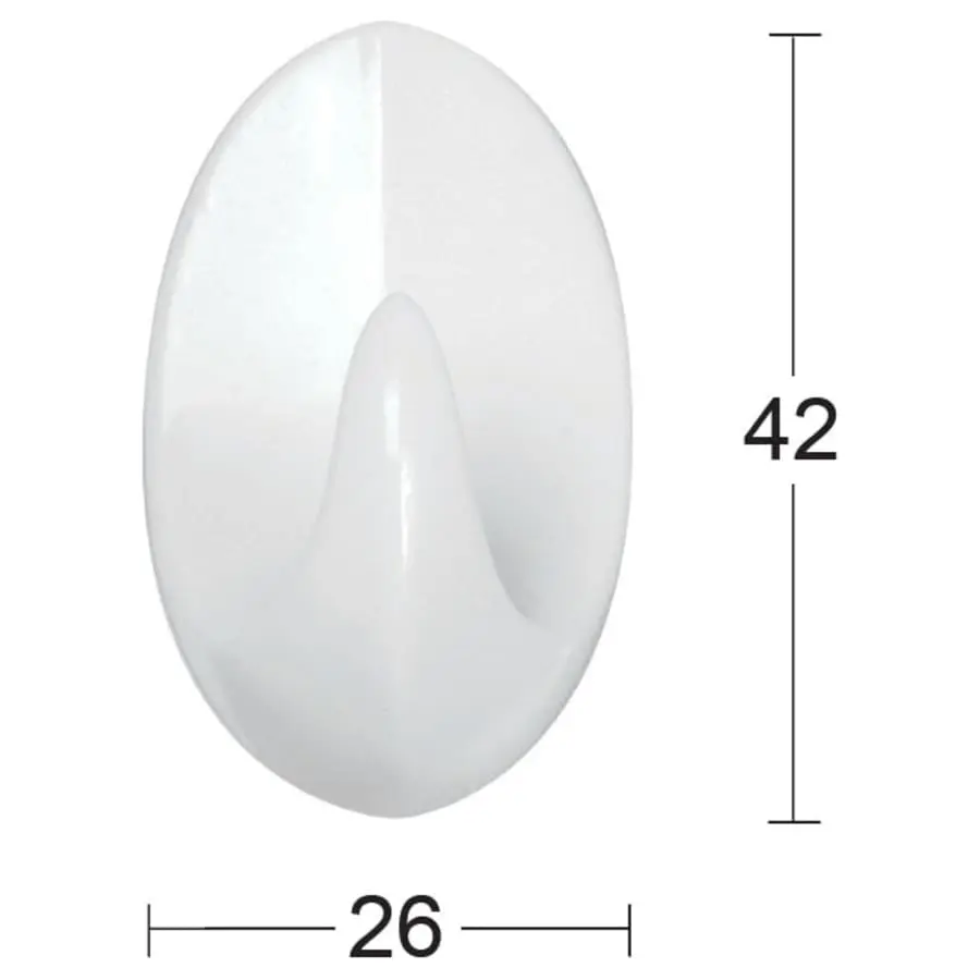 Habo 1041 3 Kpl Valkoinen Muovi Pyyhekoukku 3 Habo 1041 3 Kpl Valkoinen Muovi Pyyhekoukku