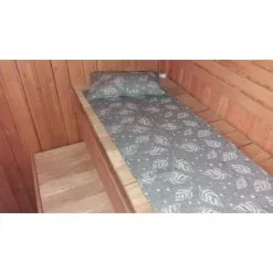 Alajärven Kotitekstiili Lehdykät Musta 43x200 Cm Laudeliina