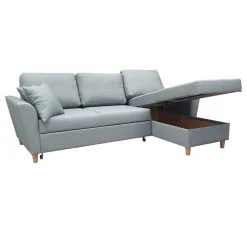 Tenstar Anton Vaalea Harmaa Kulmadivaani -Huonekalut kauppa 6430063694719 2