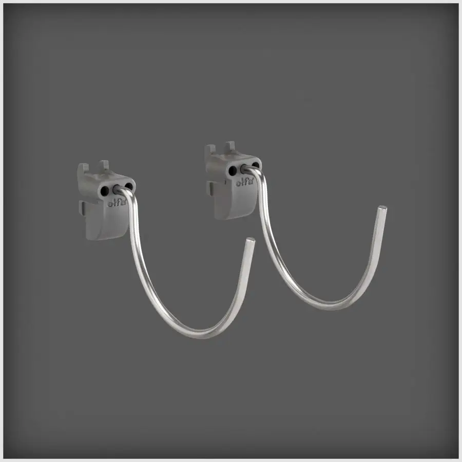 Elfa 479670 Utility Pyöristetty Iso Koukku 3 Elfa 479670 Utility Pyöristetty Iso Koukku