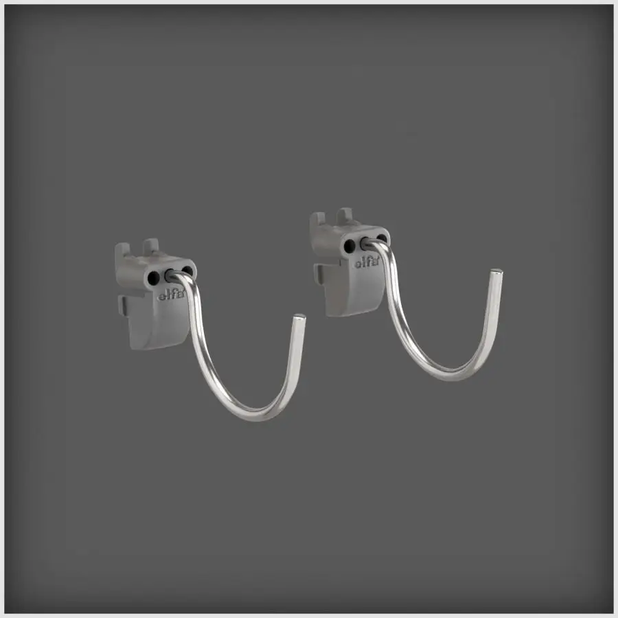 Elfa 479770 Utility Pyöristetty Pieni Koukku 3 Elfa 479770 Utility Pyöristetty Pieni Koukku