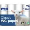 Lambi Valkoinen 24 Rl Wc-paperi -Huonekalut kauppa 7316970179459