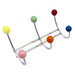 Habo Berry-3 Moniväri/kromi Vaatenaulakko