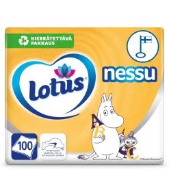 Lotus Nessu Muumi 100 Kpl Nenäliina