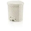 Hobby Life Rattan 5,5 L Luonnonvalkoinen Poljinroskis -Huonekalut kauppa 8694064009158