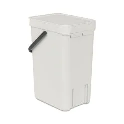 Brabantia Sort&Go Vaaleanharmaa 12L Roska-astia 8 Brabantia Sort&Go Vaaleanharmaa 12L Roska-astia -Huonekalut kauppa 8710755213281 3