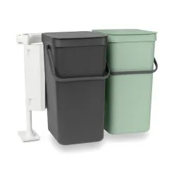 Brabantia Sort&Go Built-In-Bin 2X16L Roska-astia -Huonekalut kauppa 8710755214462 2