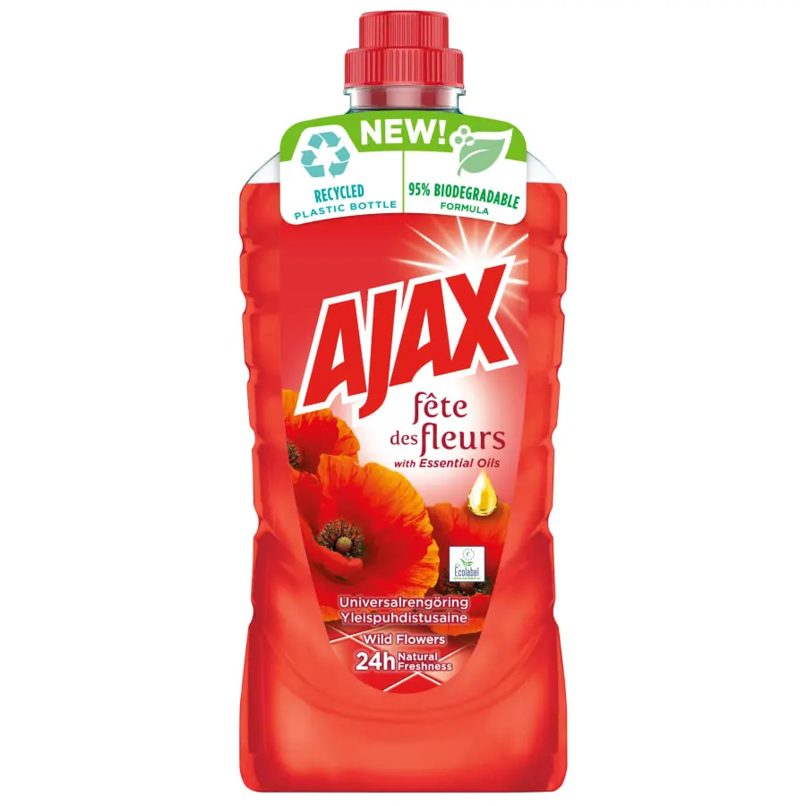 Ajax® Ajax Fete Des Fleurs Wild Flowers 1 L Yleispuhdistusaine 3 Ajax® Ajax Fete Des Fleurs Wild Flowers 1 L Yleispuhdistusaine