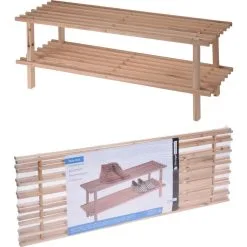 H&S 77x26x30cm Kenkäteline