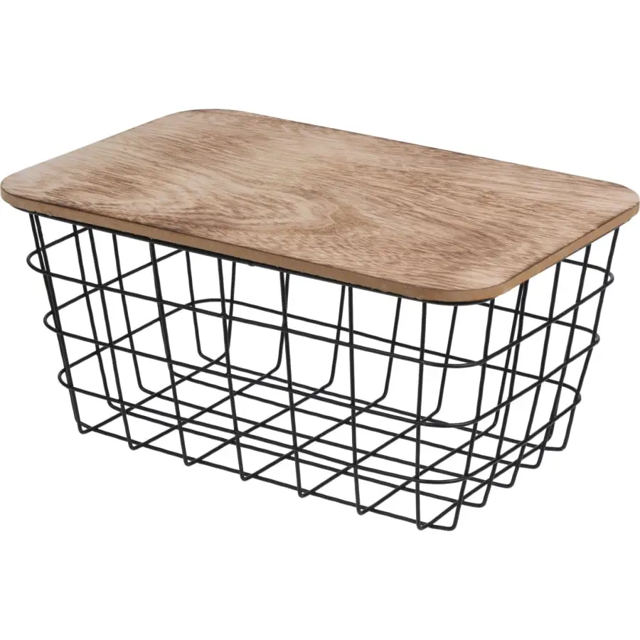 H&S 13x22x16cm Kannellinen Kori 3 H&S 13x22x16cm Kannellinen Kori